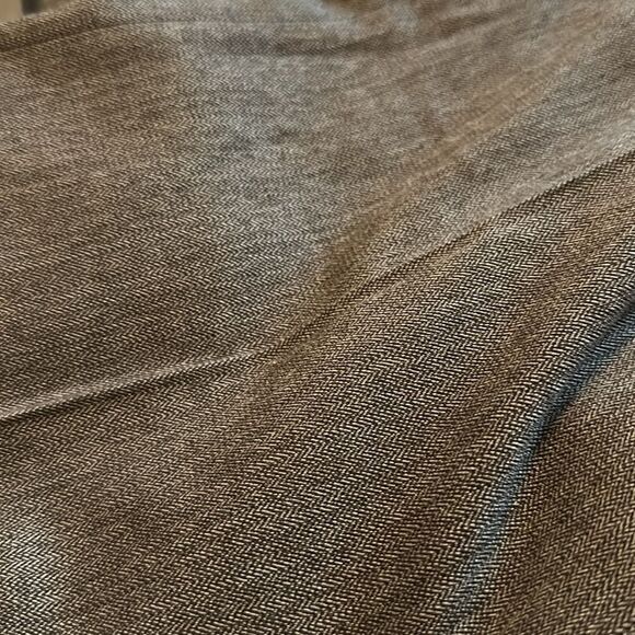 GAP Stretch Straight Fit Trouser Pant Slacks Brown Grey size 10 - Picture 4 of 5